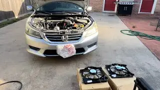 Replacing the electric AC and Radiator Fans on a 2013 Honda Accord