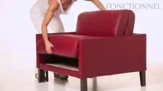 Le fauteuil lit convertible de qualit&eacute; pour petit espace