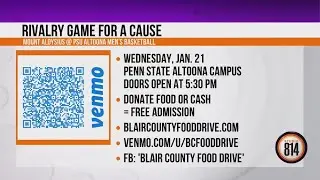 Rivalry Game for A Cause: PSU vs. Mt. Aloysius Basketball Game raising donations for Blair County Fo