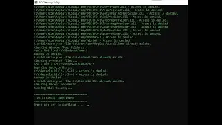 BAT File to Delete Temp Files