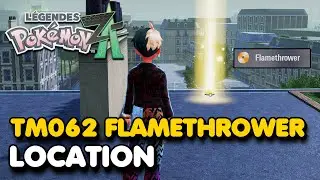 Pokemon Legends Z-A - (TM062) Расположение огнемёта