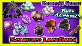 ARK: Lost City | All Key Resource Locations in 4 Minutes! ⏱️💥