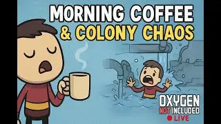 [Live] - Let's Play Oxygen Not Included - Day 16 - Prehistoric Planet Pack