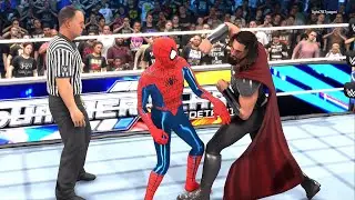 203. thor vs spider man superhero wwe,Best Marvel's Avengers Tag Teams | Elimination Match