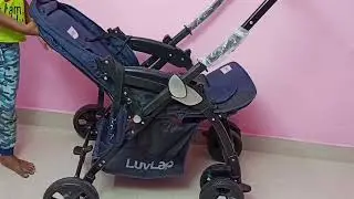 Детская коляска LuvLap Galaxy: как отрегулировать сиденье | Регулировка сиденья на 3 уровнях