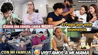ASÍ ME SIENTO COMO MADRE.....🥺 |¡El momento que TANTO EL ESTABA ESPERANDO!😂| Visitamos a mi MAMA🥰