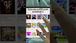 Jogo que eu n&atilde;o gosto no Roblox 😡😠 #roblox