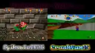 MSPL Week 2: Super Mario 64- Spikestuff95 vs Crashfan15 - Race to get 25 stars