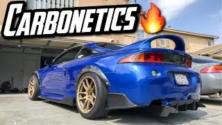 TURBO ECLIPSE GETS CARBON FIBER PARTS! 