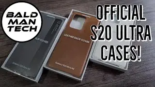 Samsung Galaxy S20 Ultra Official Case Review | S-View | Silicone | Leather