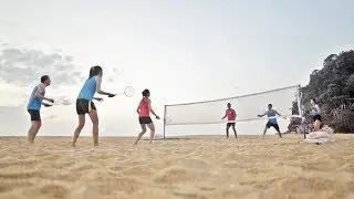 How to set up an AirBadminton Court?