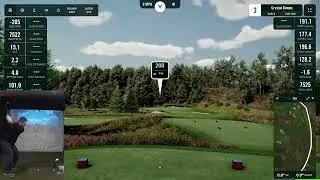Relaxing GOLF and NATURE SOUNDS - SLEEP MUSIC - HOLE IN ONE CHALLENGE - Crystal Downs #3 - 200 yards