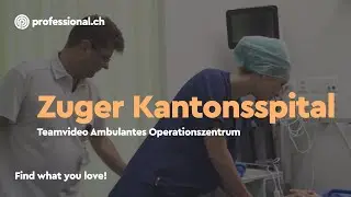 Das engagierte Team im ambulanten Operationszentrum im Zuger Kantonsspital | professional.ch