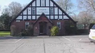 Findon Village Hall with stage - no longer in place