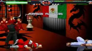 Dragon Ryu VS MASTER LUE (M.U.G.E.N INSANITY!!!) Best FIGHT!