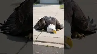 Ring Camera Caught Him Saving an Eagle 🦅