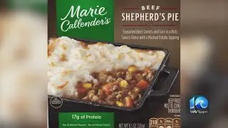 Marie Callender's Beef Sheperd's Pie recalled due to possible contamination.