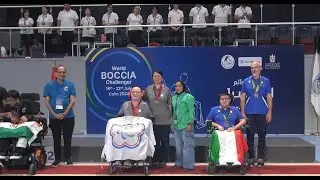 Cairo 2024 World Boccia Challenger BC3男金牌 頒獎典禮