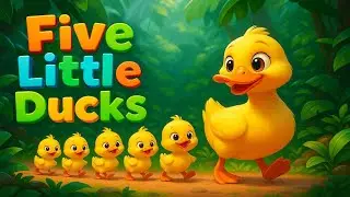 Five Little Ducks | Sunny Pond Fingerplay Counting