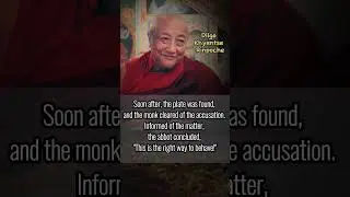 Whether you have a good reputation or a bad one, it has no objective reality by Dilgo Rinpoche