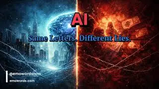 AI: Artificial Intelligence vs Artificial Ignorance | Same Letters, Different Lies | Spoken Rap