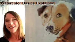 Watercolor Basics Series - Tea, Milk & Cream Consistency - Wet in Wet, Dry on Dry, and Wet on Dry