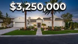 Tour a $3,250,000 Fully Renovated Luxury Southern Highlands Home with Tons of Limestone!