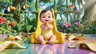 Madagascar Baby Alex Slipped on a Banana | Kids Story & Fun Animation