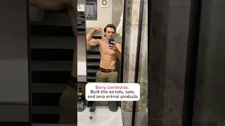 Built This Vegan Physique with Zero Meat 💪🌱 #VeganFitness #PlantBased #VeganMuscle