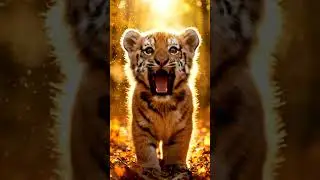 Golden Tiger Cub Appears Like Magic ✨🐯 | Unreal Realism