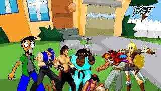 MUGEN Request: Team Terry Vs Team Guy (4v4 Simul)