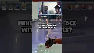 Finishing a Raze ACE with Showstopper for the Final Kill? #valorant #valorantclips