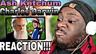 Ash Ketchum vs Charles Darwin. Epic Rap Battles Of History(REACTION)