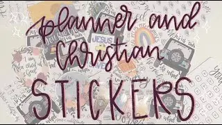Planner Sticker Sheets and Christian Stickers | Grace x Wildflowers