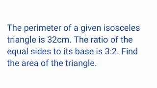 The sides of a given triangle are 56cm, 60cm and 52cm long. Find the area of the triangle.