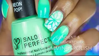 Gradient & Dreamcatcher Nails | LEMMINGSPOLISH