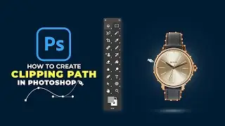 How To Create Clipping Path In Photoshop | Photoshop Tutorial | Patheditz