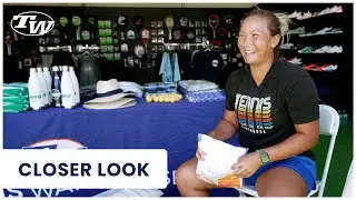 Tennis Warehouse gear drop with TeamTW Pro Player, Tara Moore! (TW Swag, strings, shoes & more)