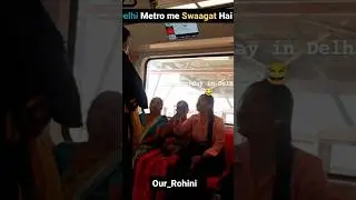 Intense Metro Train Seat Fight Captures Passengers' Attention
