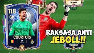Courtois Refleks Dewa Ngerii!! Tendangan Keras Di Tepis Semua - FC Mobile Indonesia