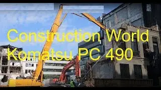 Excavator Komatsu PC longfront demolition