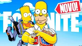 Testei o BART e a NOVA TEMPORADA dos SIMPSONS no FORTNITE - Primeiras Impressões