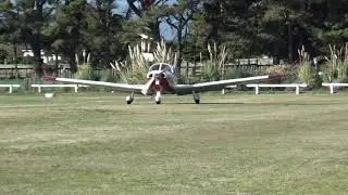 Foxpine Aerodrome Foxton - Piper PA-28-151 Cherokee Warrior ZK-DSK Take off RWY27