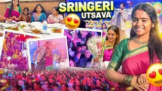 SRINGERI UTSAVA SPECIAL 😍 Pataki Rakshita #karnataka #sringeri #rakshita 