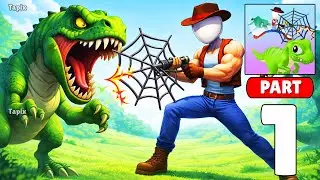 Monster Catch Run &ndash; Dinosaur Hunting & Merge Gameplay Walkthrough (iOS, Android)