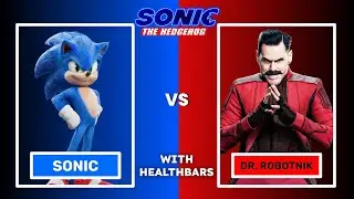 (1/2) Sonic & Friends Vs. Dr. Robotnik: (Final Fight) - With Healthbars