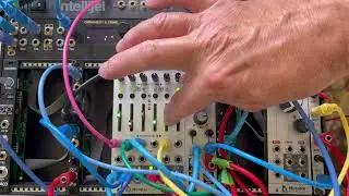 Mutable Stages as oscillator plus Intellijel uVCF