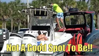 Not A Good Spot To Be!! | Miami Boat Ramps
