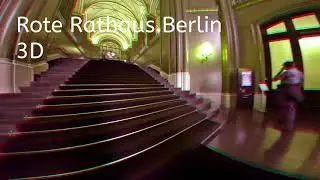 Rote Rathaus Berlin, Rundgang, 3D Anaglyph