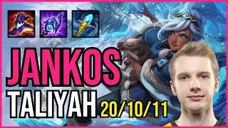 JANKOS - TALIYAH vs. HECARIM Jungle | EUW GRANDMASTER | PATCH 11.1